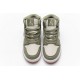 Air Jordan 1 Mid GS "Trooper Bleached Coral" Green White 555112-225