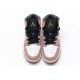 Air Jordan 1 Mid "Pink Quartz" Blakc White Pink 555112-603