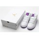 Air Jordan 1 Mid SE "White Fuchsia Blast" White Purple 555112-100