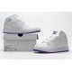 Air Jordan 1 Mid SE "White Fuchsia Blast" White Purple 555112-100