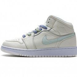 Air Jordan 1 Mid GG "Multi Color Swoosh" White Blue Pink 555112-035