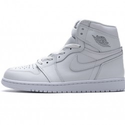 Air Jordan 1 Mid GS "Pure Platinum" White 554725-109