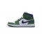Air Jordan 1 Mid "Incredible Hulk" Green Purple 554725-300