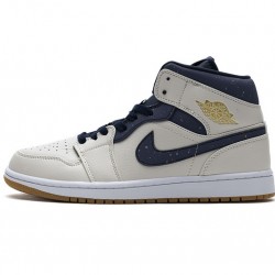 Air Jordan 1 Mid "Jeter" White Blue AH6342-104