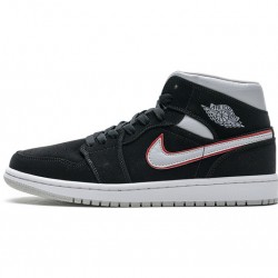 Air Jordan 1 Mid "Particle Grey" Black Grey 554724-060