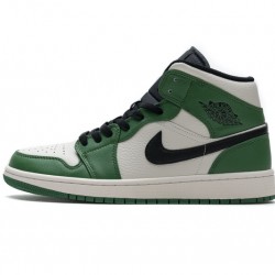 Air Jordan 1 Mid "Pine Green" White Green 852542-301