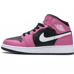 Air Jordan 1 Mid "Pinksicle" Black Pink 555112-002