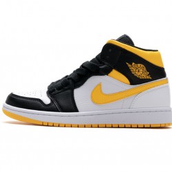 Air Jordan 1 Mid SE "Laser Orange" Yellow Black CV5276-107