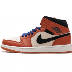 Air Jordan 1 Mid SE "Team Orange" Orange White 852542-800