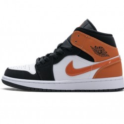 Air Jordan 1 Mid "Shattered Backboard" Orange Black 554724-058