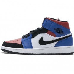 Air Jordan 1 Mid "TOP 3" Blue Red 554724-124