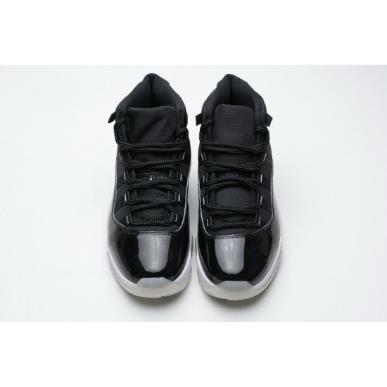 Air Jordan 11 "25th Anniversary" Black Silver Eyelets CT8012-011 40-47