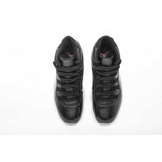 Air Jordan 11 "72-10" Black White 378037-002