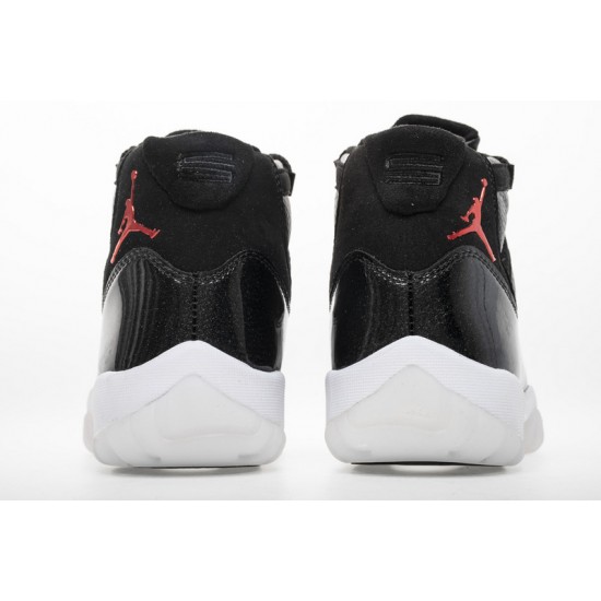 Air Jordan 11 "72-10" Black White 378037-002