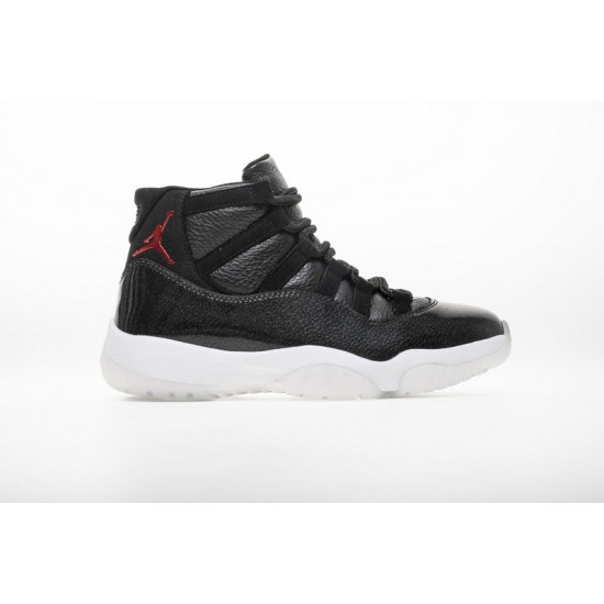 Air Jordan 11 "72-10" Black White 378037-002