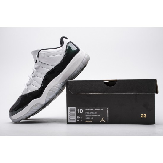 Air Jordan 11 "Emerald Easter" White Black 528895-145