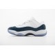 Air Jordan 11 Low "Navy Blue Snakeskin" White Blue CD6846-102