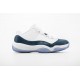 Air Jordan 11 Low "Navy Blue Snakeskin" White Blue CD6846-102