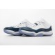 Air Jordan 11 Low "Navy Blue Snakeskin" White Blue CD6846-102