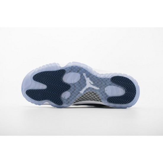 Air Jordan 11 Low "Navy Blue Snakeskin" White Blue CD6846-102