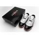 Air Jordan 11 Low "White Bred" Black White Red AV2187-160