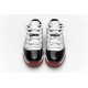 Air Jordan 11 Low "White Bred" Black White Red AV2187-160