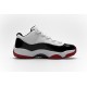 Air Jordan 11 Low "White Bred" Black White Red AV2187-160