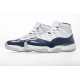 Air Jordan 11 "Midnight Navy" White Blue 378037-123