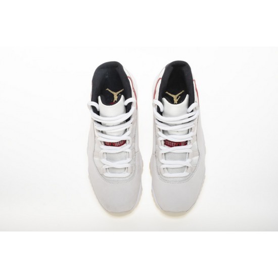 Air Jordan 11 "Platinum Tint" White Red 378037-016