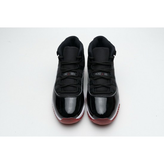 Air Jordan 11 Retro "Bred 2019" Black Red 378037-061