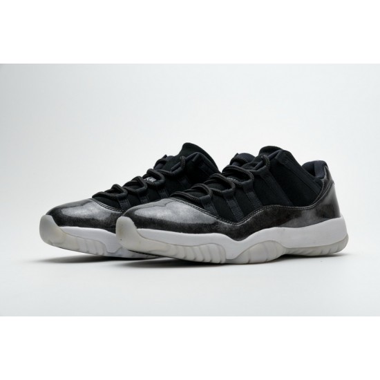 Air Jordan 11 Retro Low "Barons" Black White 528895-010