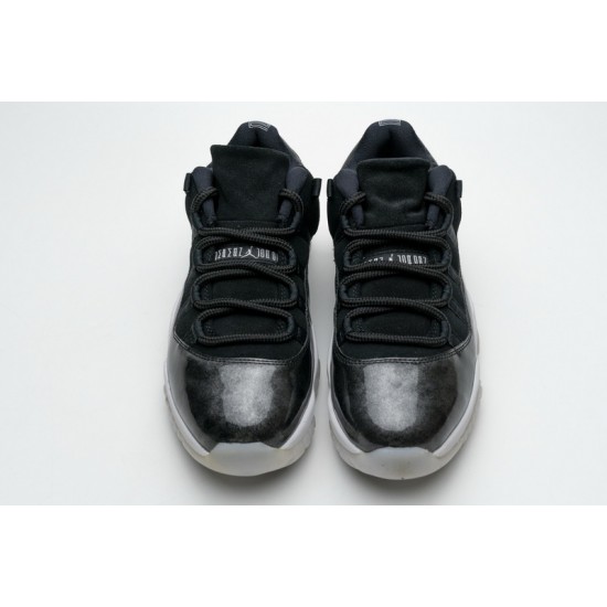 Air Jordan 11 Retro Low "Barons" Black White 528895-010
