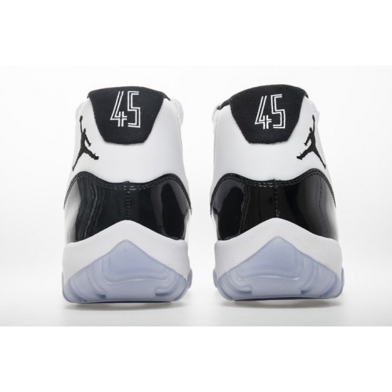 Air Jordan 11 High "Concord" White Black 378037-100