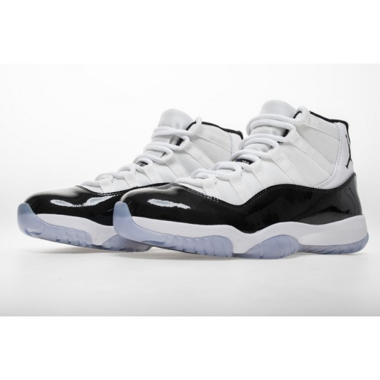 Air Jordan 11 High "Concord" White Black 378037-100