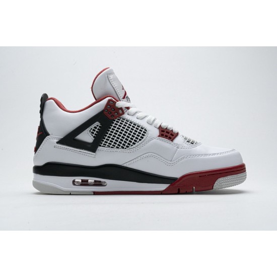 Air Jordan 4 "Fire Red" White Red DC7770-160