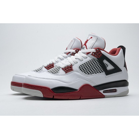 Air Jordan 4 "Fire Red" White Red DC7770-160