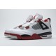 Air Jordan 4 "Fire Red" White Red DC7770-160