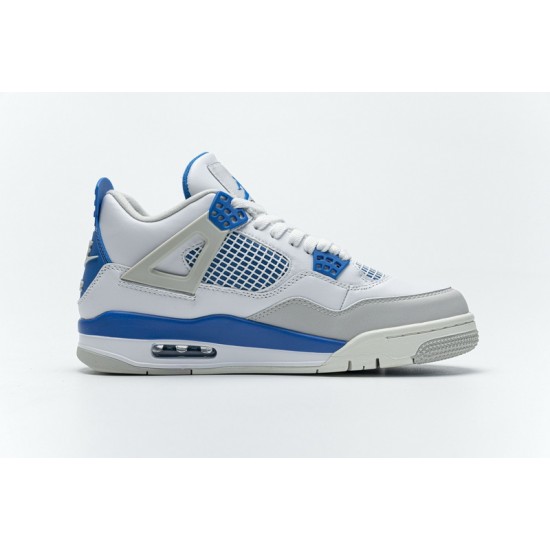Air Jordan 4 "Military Blue" White Blue 308497-105 40-46