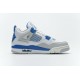Air Jordan 4 "Military Blue" White Blue 308497-105 40-46