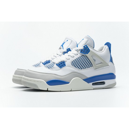 Air Jordan 4 "Military Blue" White Blue 308497-105 40-46