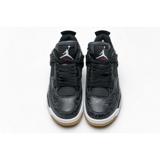 Air Jordan 4 Retro "Black Laser" Black White CI1184-001