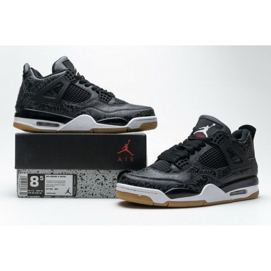 Air Jordan 4 Retro "Black Laser" Black White CI1184-001