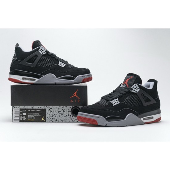 Air Jordan 4 Retro "Bred" Black Red 308497-060