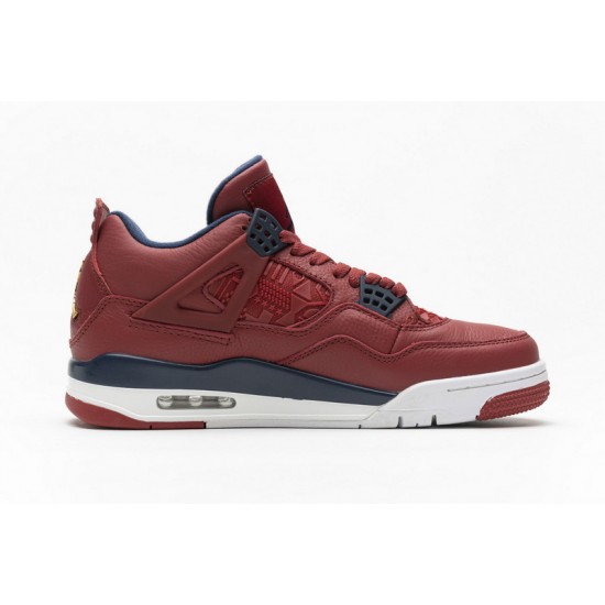 Air Jordan 4 Retro "FIBA Gym Red" Red Black CI1184-617