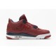 Air Jordan 4 Retro "FIBA Gym Red" Red Black CI1184-617