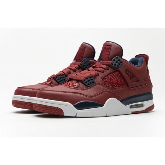 Air Jordan 4 Retro "FIBA Gym Red" Red Black CI1184-617