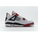 Air Jordan 4 Retro "Fire Red" White Black Red 308497-110