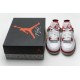 Air Jordan 4 Retro "Fire Red" White Black Red 308497-110