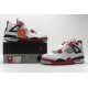 Air Jordan 4 Retro "Fire Red" White Black Red 308497-110