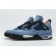 Air Jordan 4 Retro "Houston Oilers" Black White 308497-406